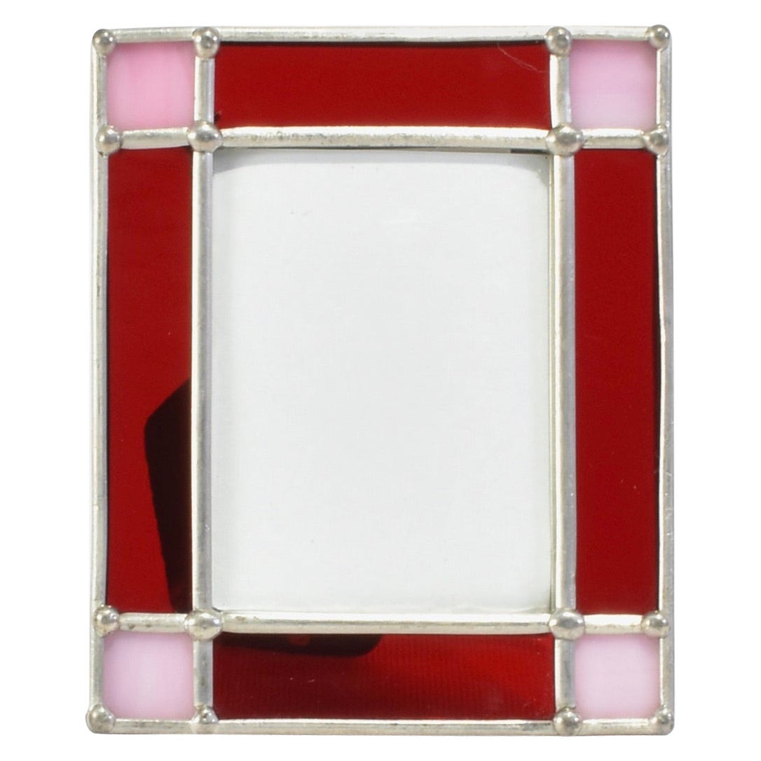 Red Glass Picture Frame