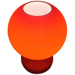 Vintage Red Glass Table Lamp by Stepan Tabera, 1960s