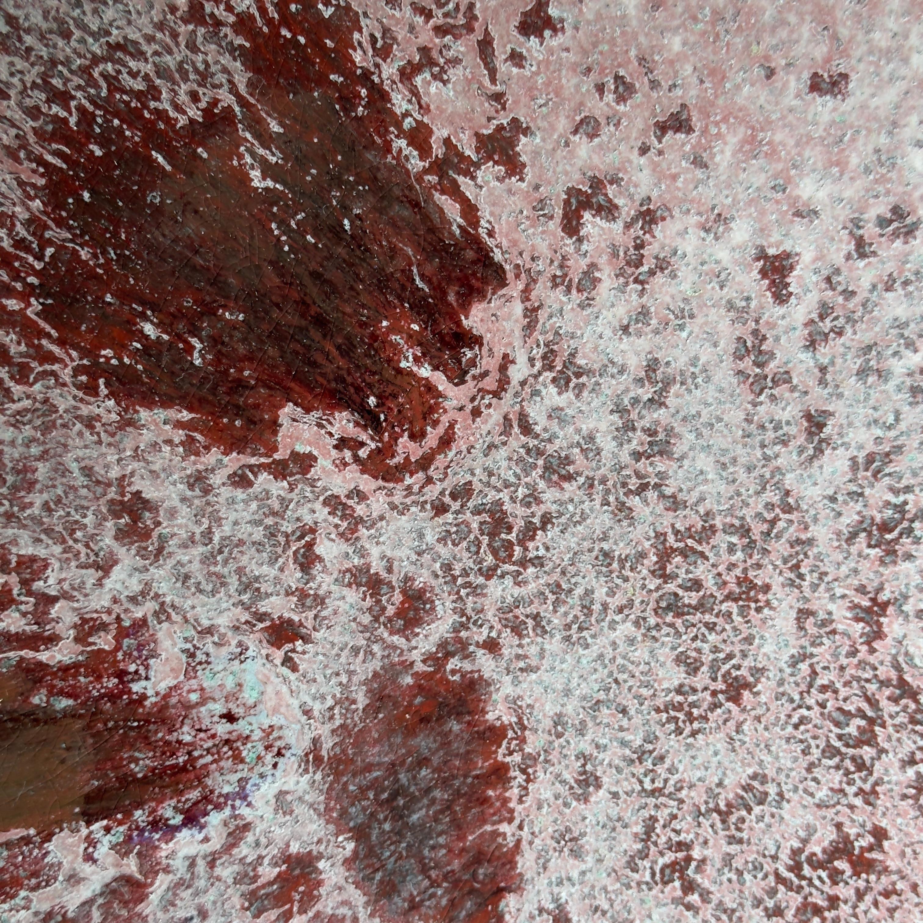 Red Glazed Platter, K H Würtz, Denmark 1