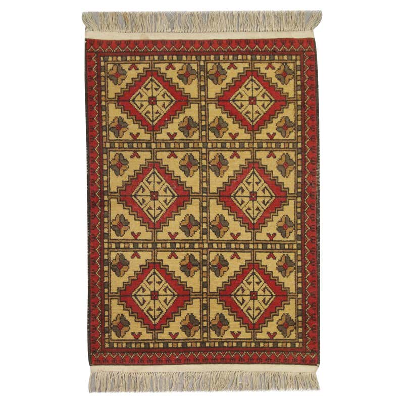 Solid Gold Handwoven Mohair Area Rug by Carini For Sale at 1stDibs ...