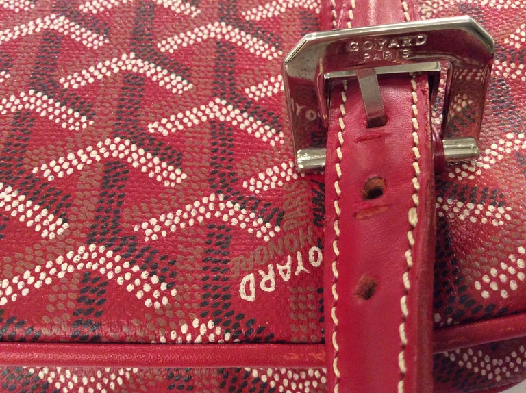 Red Goyard Goyardine Yona GM Bag at 1stDibs