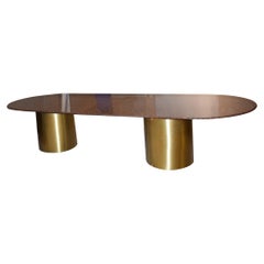 Retro Red Granite Conference Table