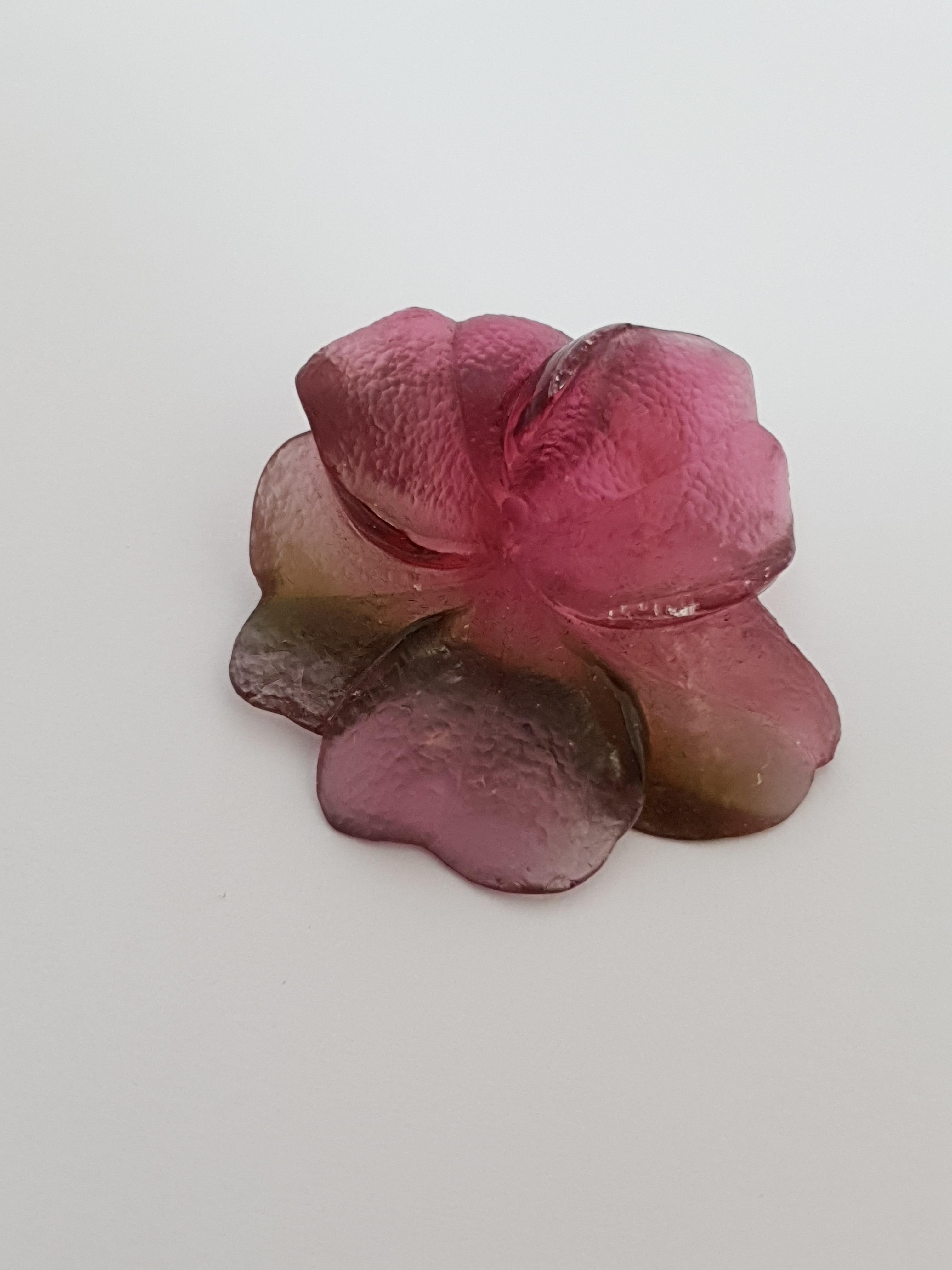 Fleur de tourmaline bicolore rouge-vert en vente 6