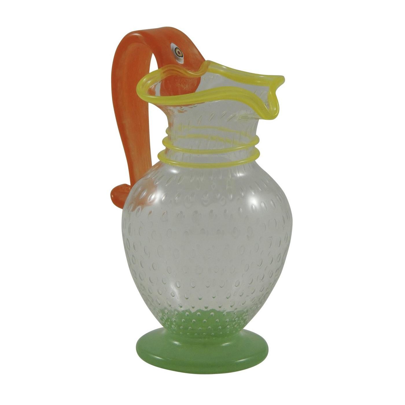 Red-Green Caraffe by Gambaro e Tagliapietra For Sale