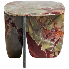 Red Green Onyx Coffee Table by OS And OOS