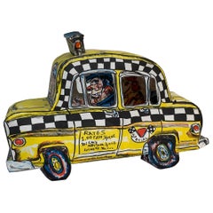 Red Grooms 1986 3D New York City Taxi Lithograph