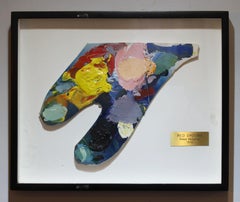 1976 POP-ART Acrylic Abstract Oil Painting Ruckus Manhattan 3D NYC Project