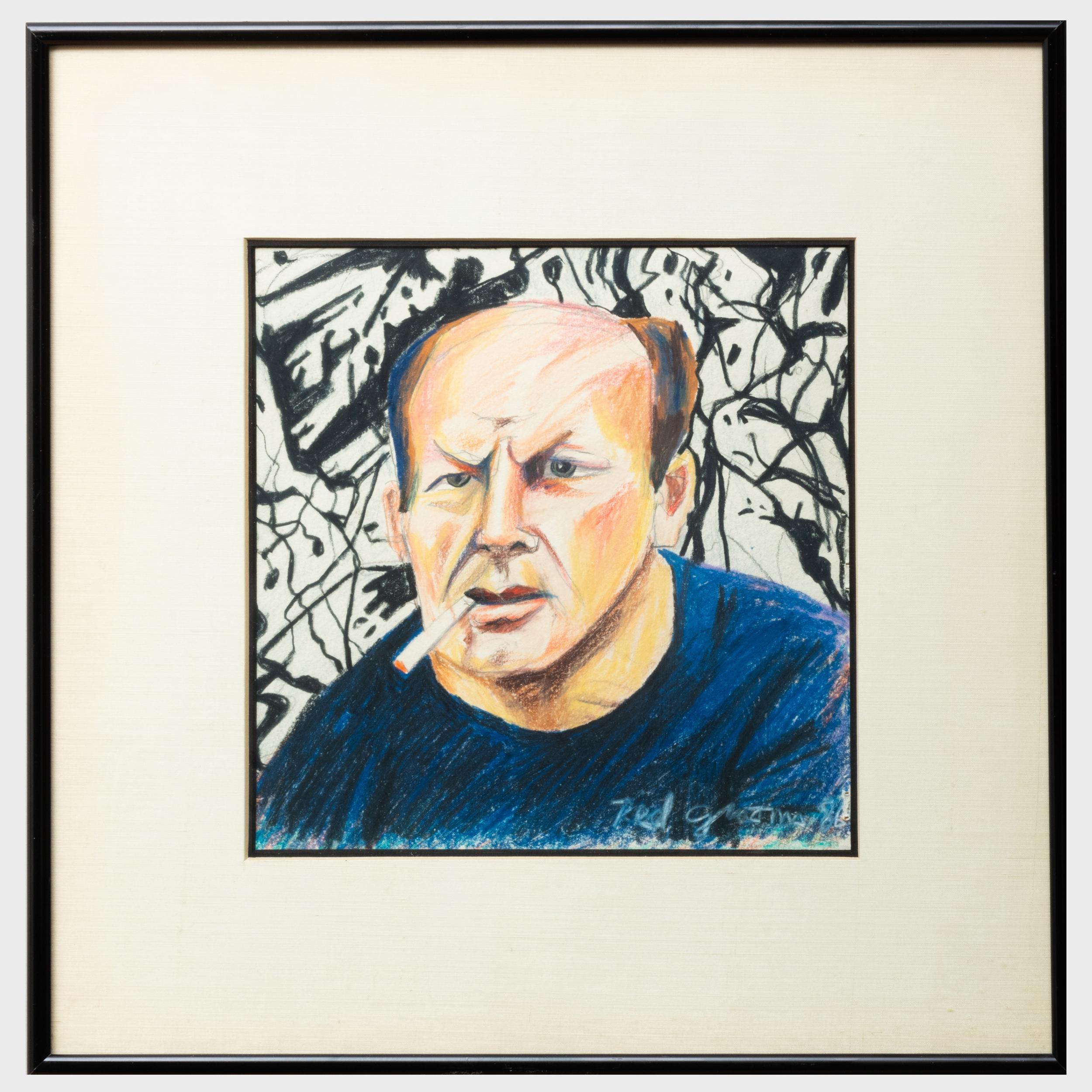 « Jackson Pollock », portrait de type Pop Art de l'école de New York, « Red Grooms » en vente 2