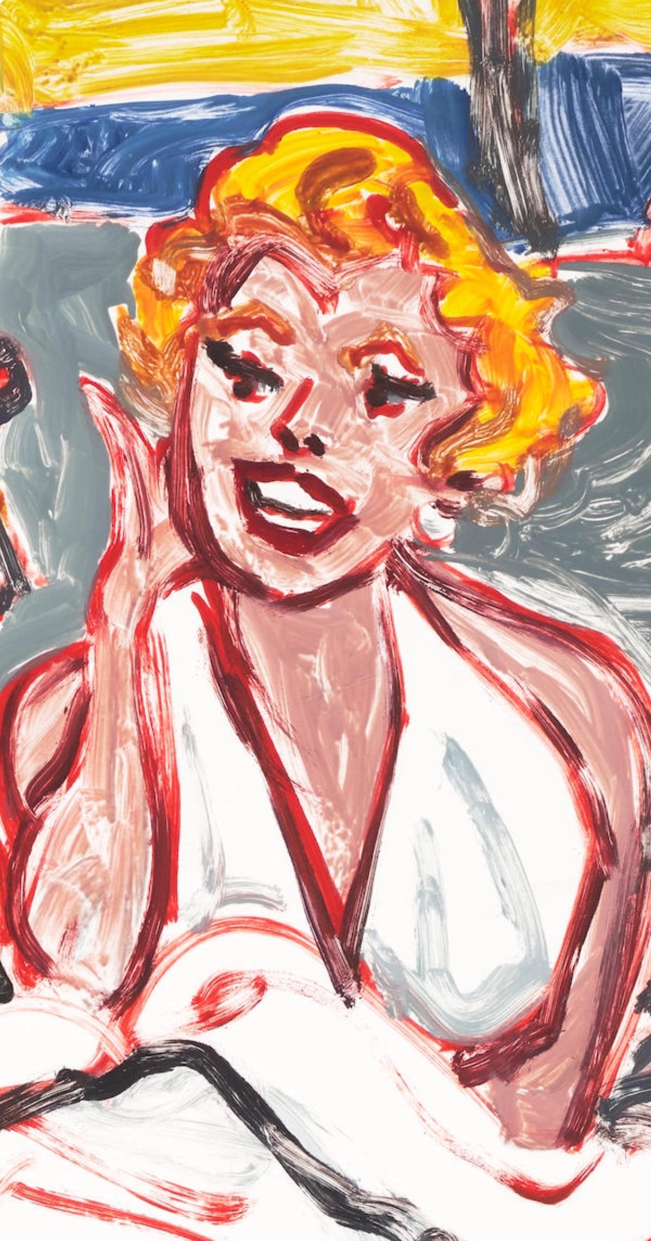 Marilyn Monroe et Ainstein, Red Grooms en vente 1
