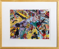 Blewy II, Impresión Pop Art NYC de Red Grooms
