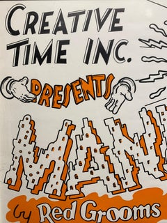 Creative Time Inc. Red Grooms exhibition poster