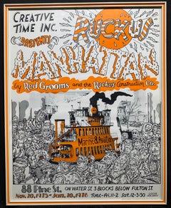 Creative Time Inc. Red Grooms exhibition poster