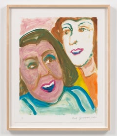 Frankenthaler and Hartigan (Laughing) II