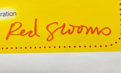 Red Grooms, Nassau Red museum poster (hand signed in red marker by Red Grooms)