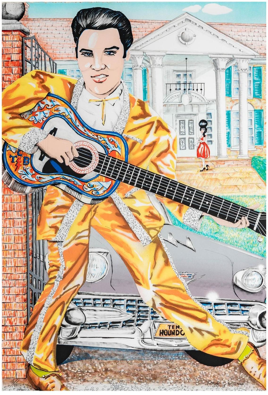 Red Grooms - "Elvis", 1987