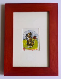 Rover, color lithograph on paper, signed/N, Framed, PACE Prints & Douglas Cramer