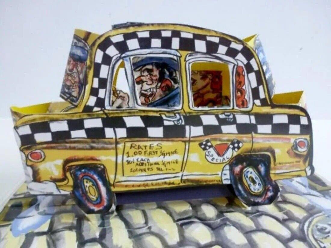Ruckus Taxi (Mini) - Print by Red Grooms