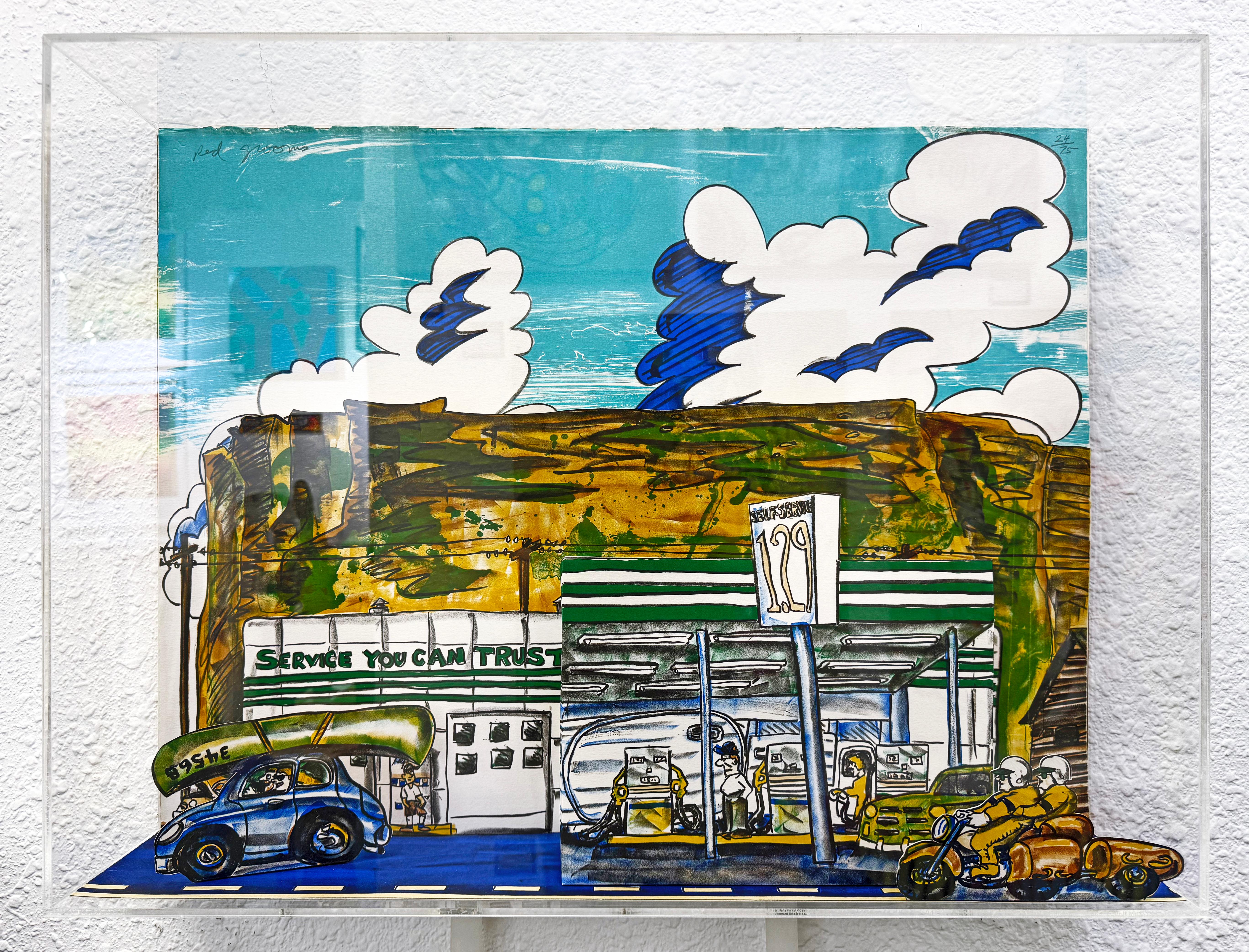 Tonto-Condo (hand signed 3D constructed lithograph) - Pop Art Print by Red Grooms