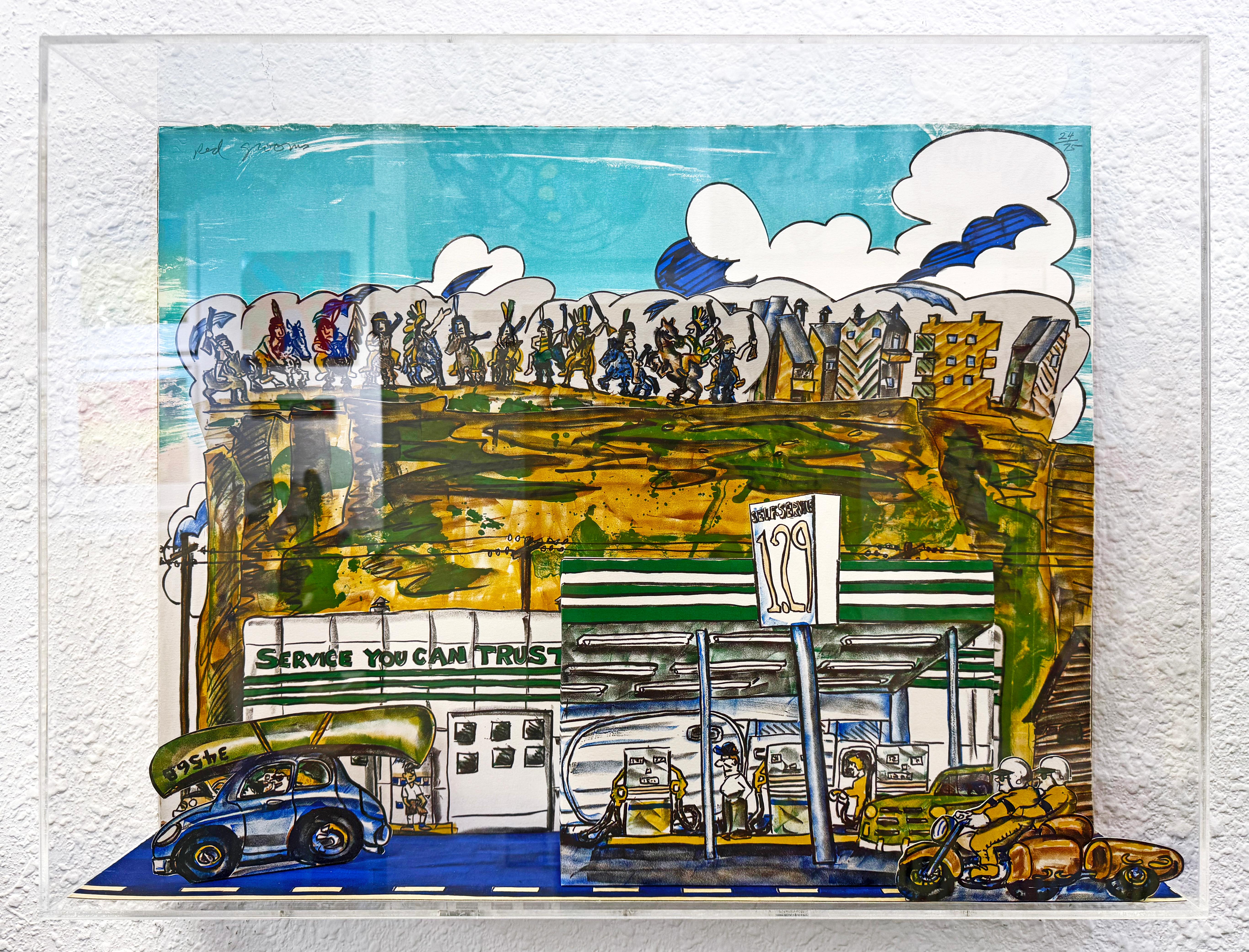 Tonto-Condo (hand signed 3D constructed lithograph) For Sale 1