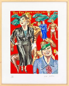 You Can Have a Body Like Mine! Hand Signed Screen Print, Edition of 150, 1978