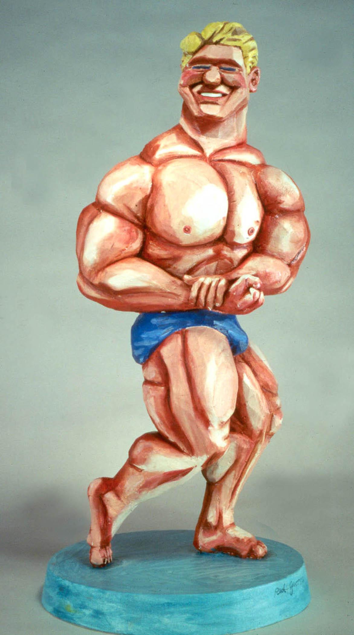 Mr. Universe - Sculpture by Red Grooms