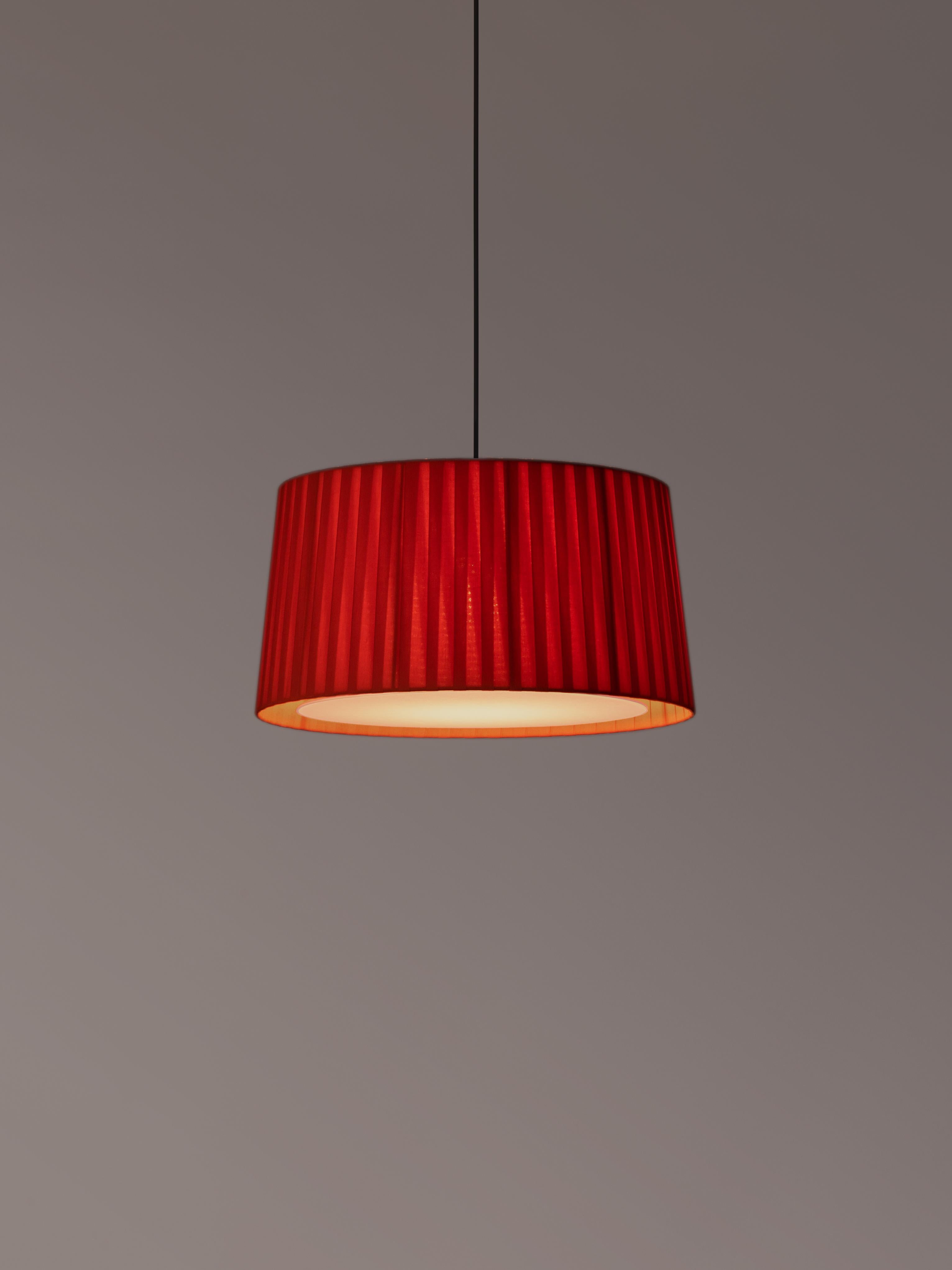 Modern Red Gt6 Pendant Lamp by Santa & Cole