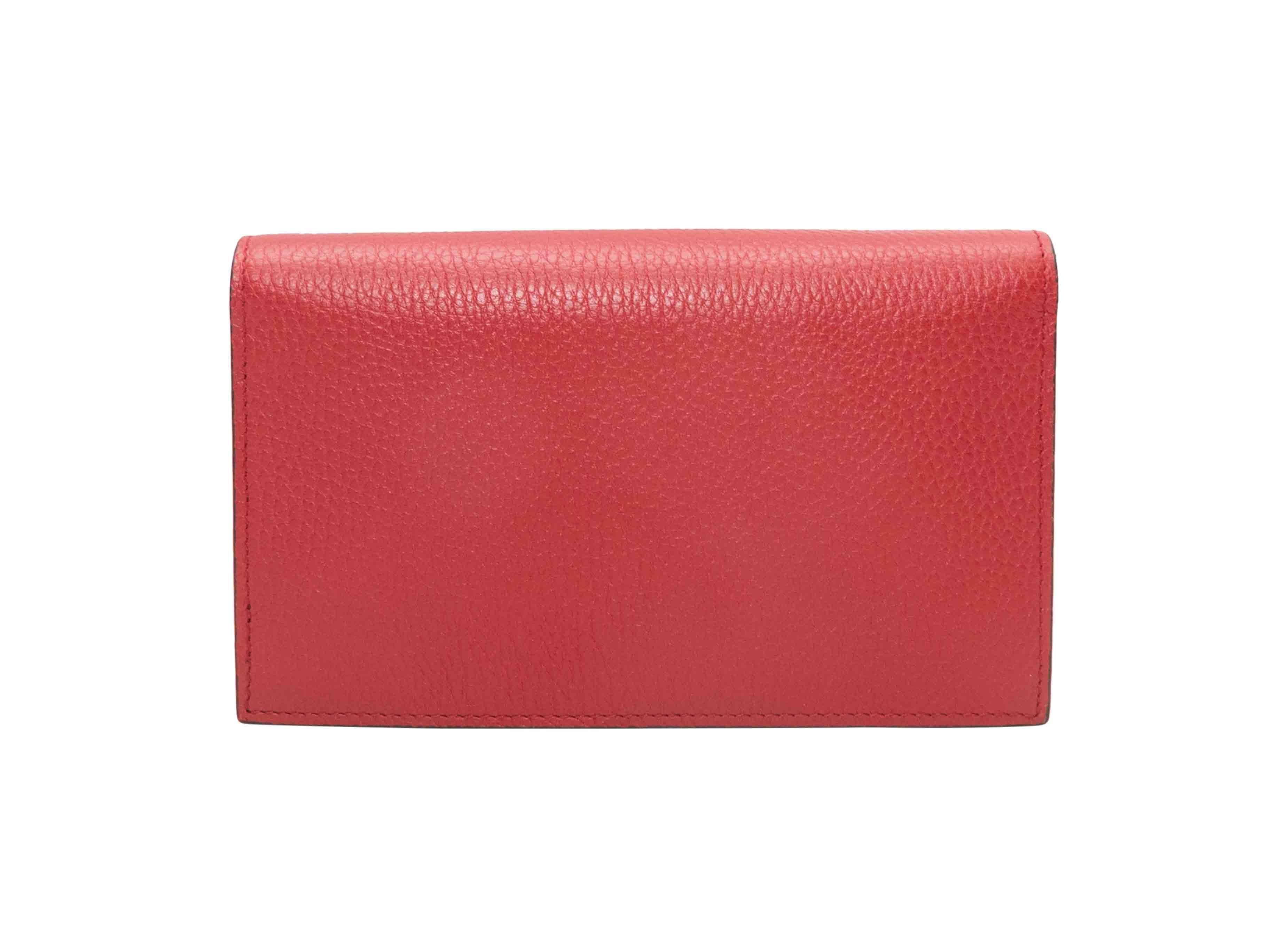 Women's Red Gucci Crossbody Wallet-On-Chain For Sale