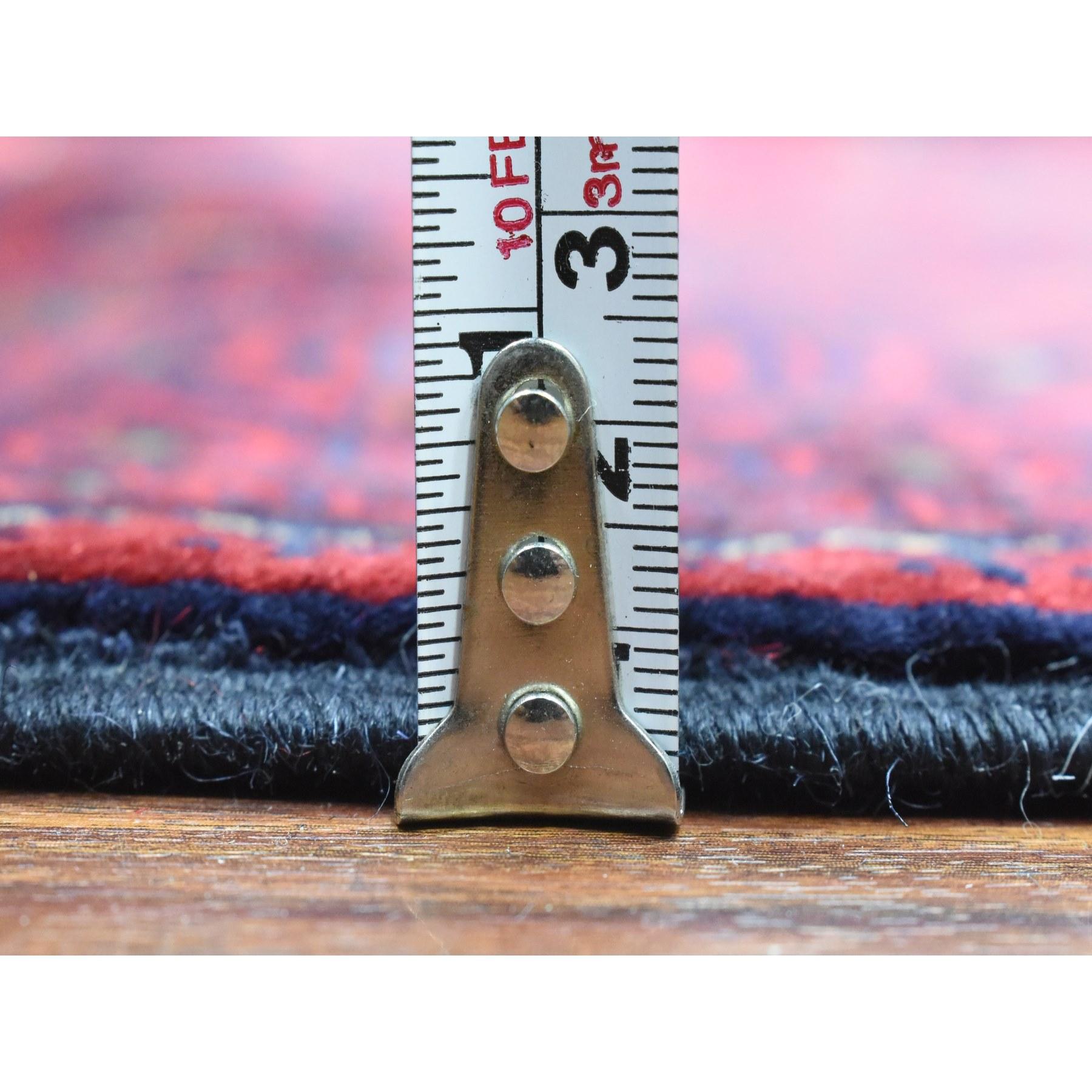 Tapis surdimensionné rouge afghan Khamyab noué à la main Extra Soft Wool 10'0