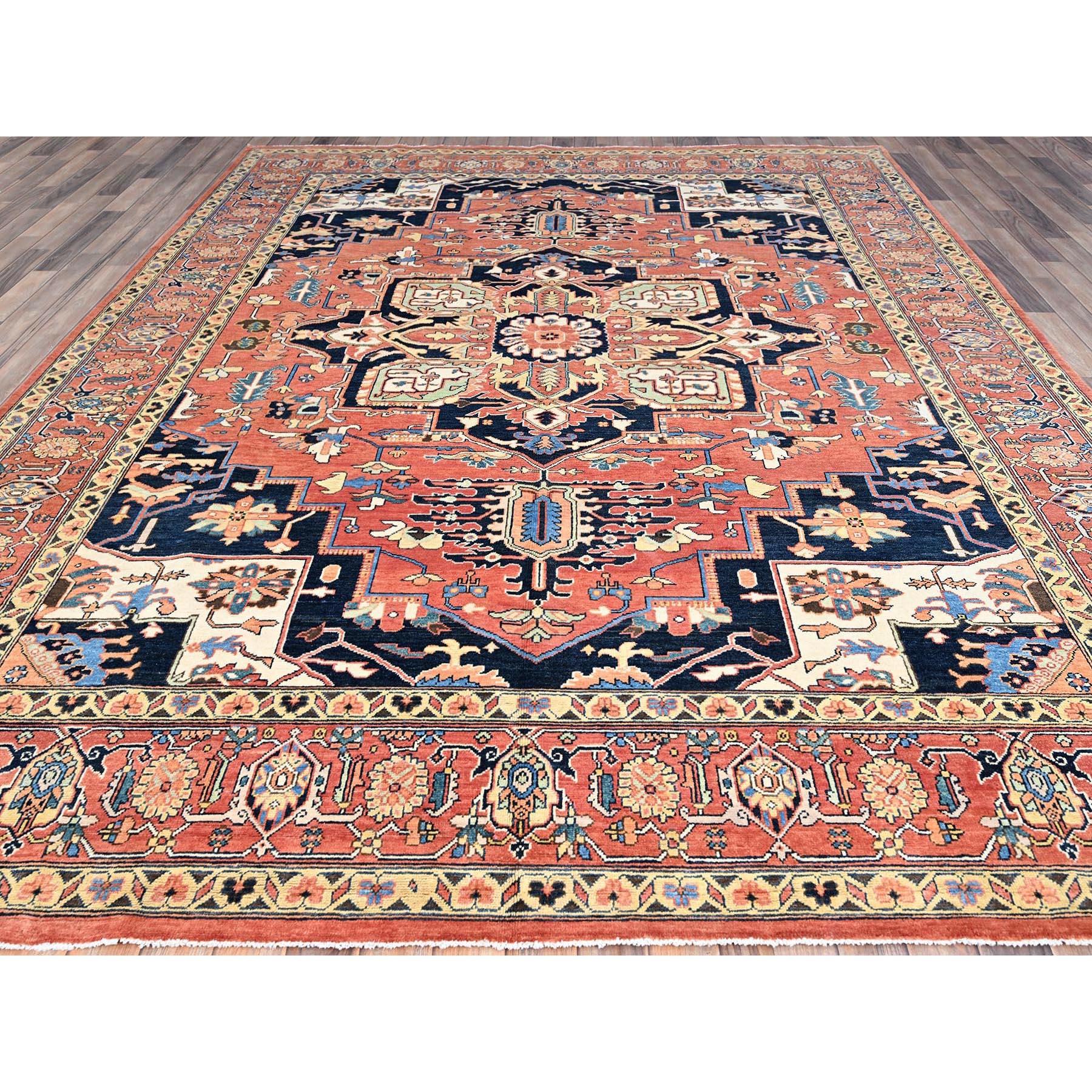 This fabulous Hand-Knotted carpet has been created and designed for extra strength and durability. This rug has been handcrafted for weeks in the traditional method that is used to make
Exact Rug Size in Feet and Inches : 9'1