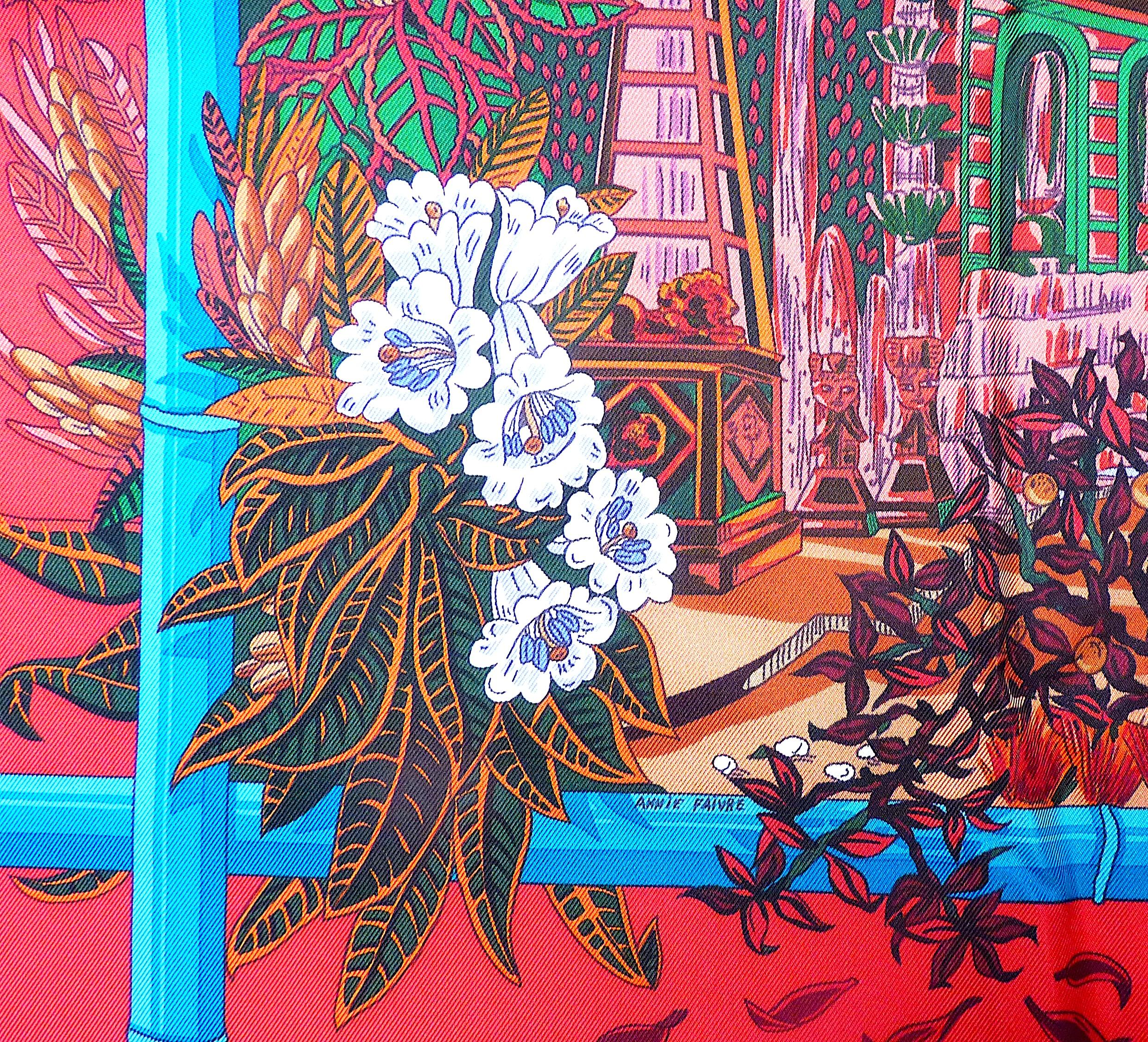 Ultra Rare Foulard en soie Hermès 35