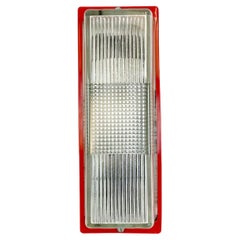 Red Industrial Bakelite Wall Light from Elektrosvit, 1970s