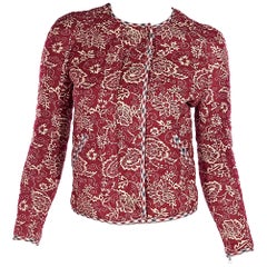 Isabel Marant Etoile Red Quilted Cotton Jacket