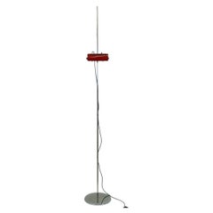 Red Italian Space Age adjustable Spot Floorlamp