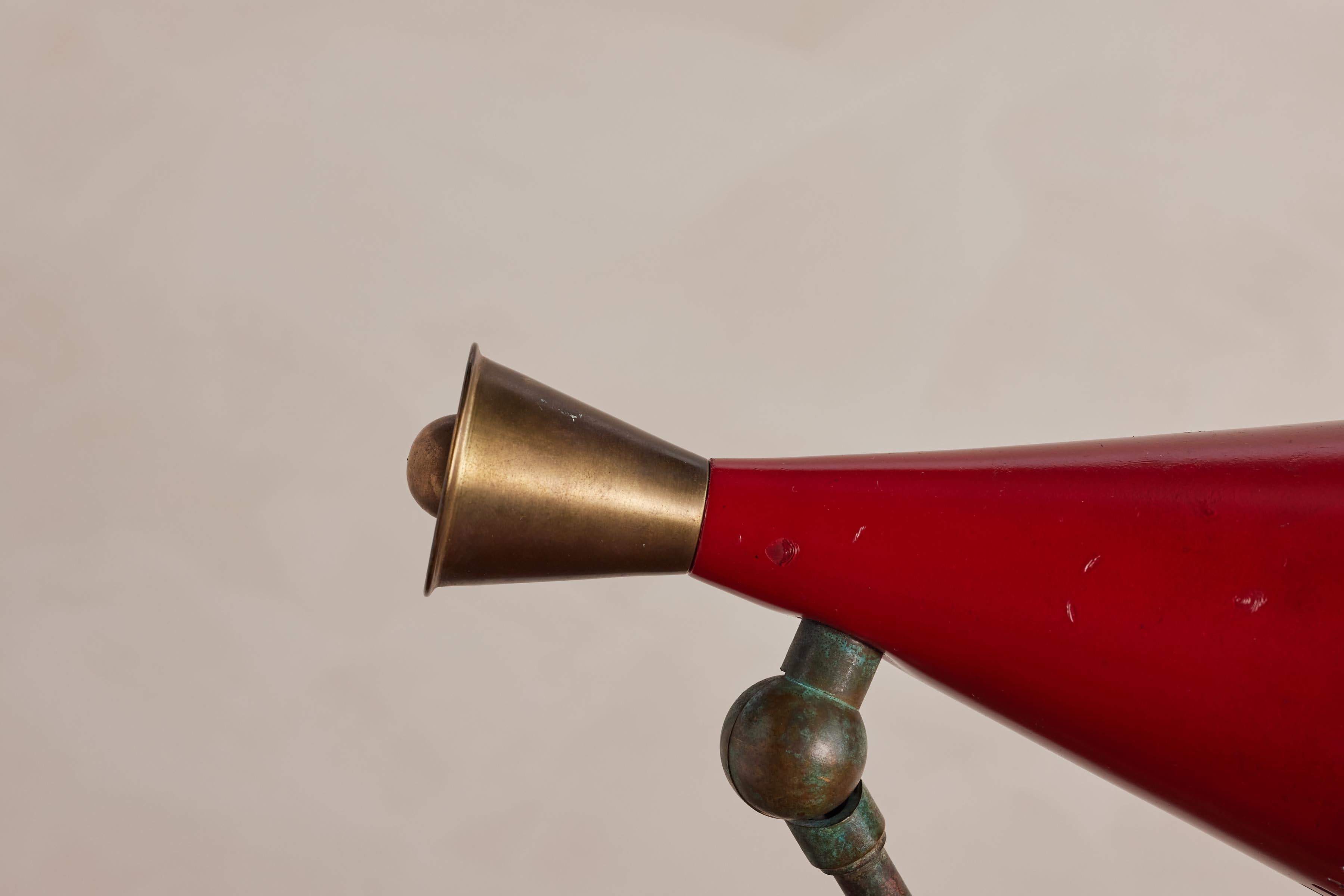 Red Italian Task Lamp 6