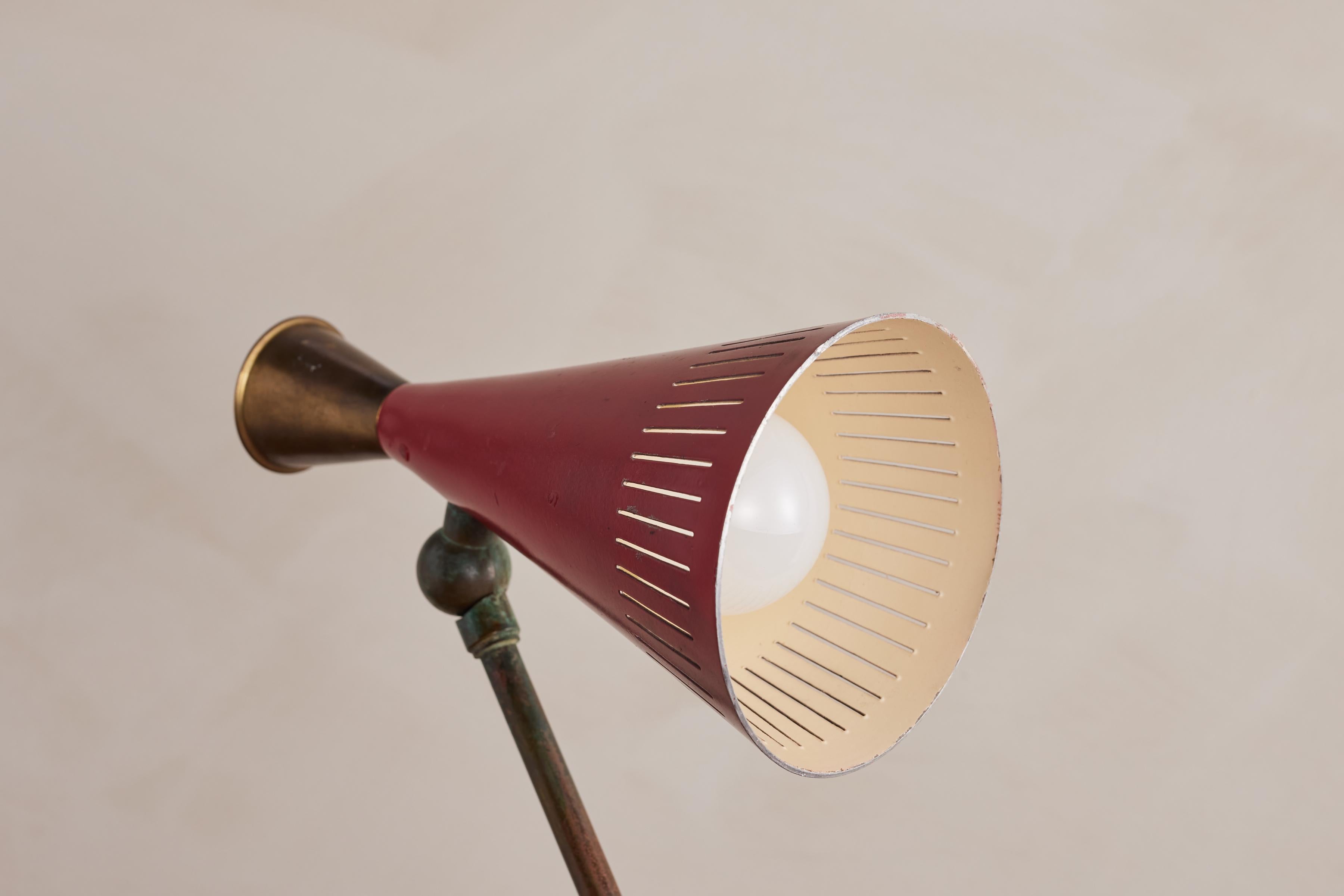 Red Italian Task Lamp 8