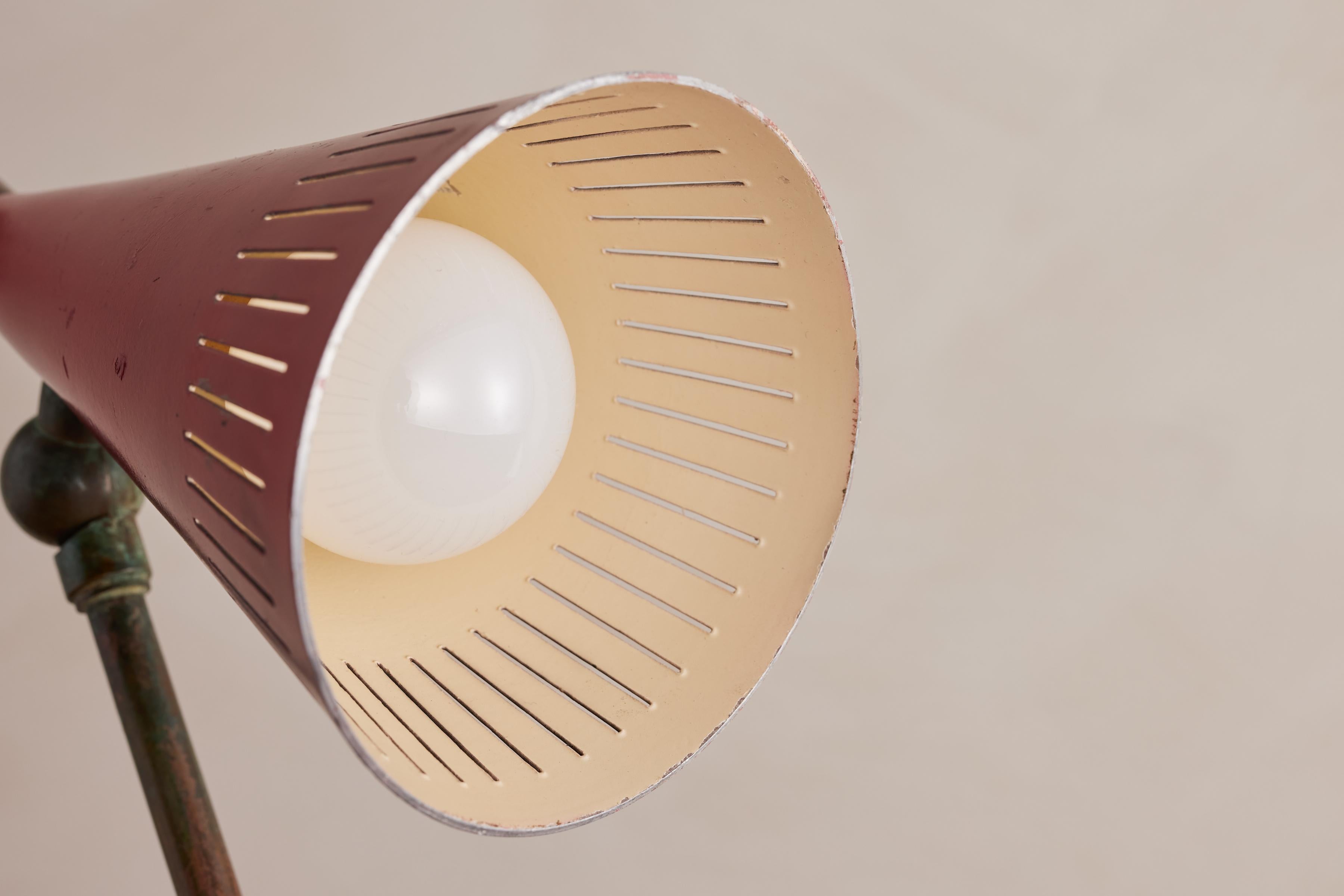Red Italian Task Lamp 9