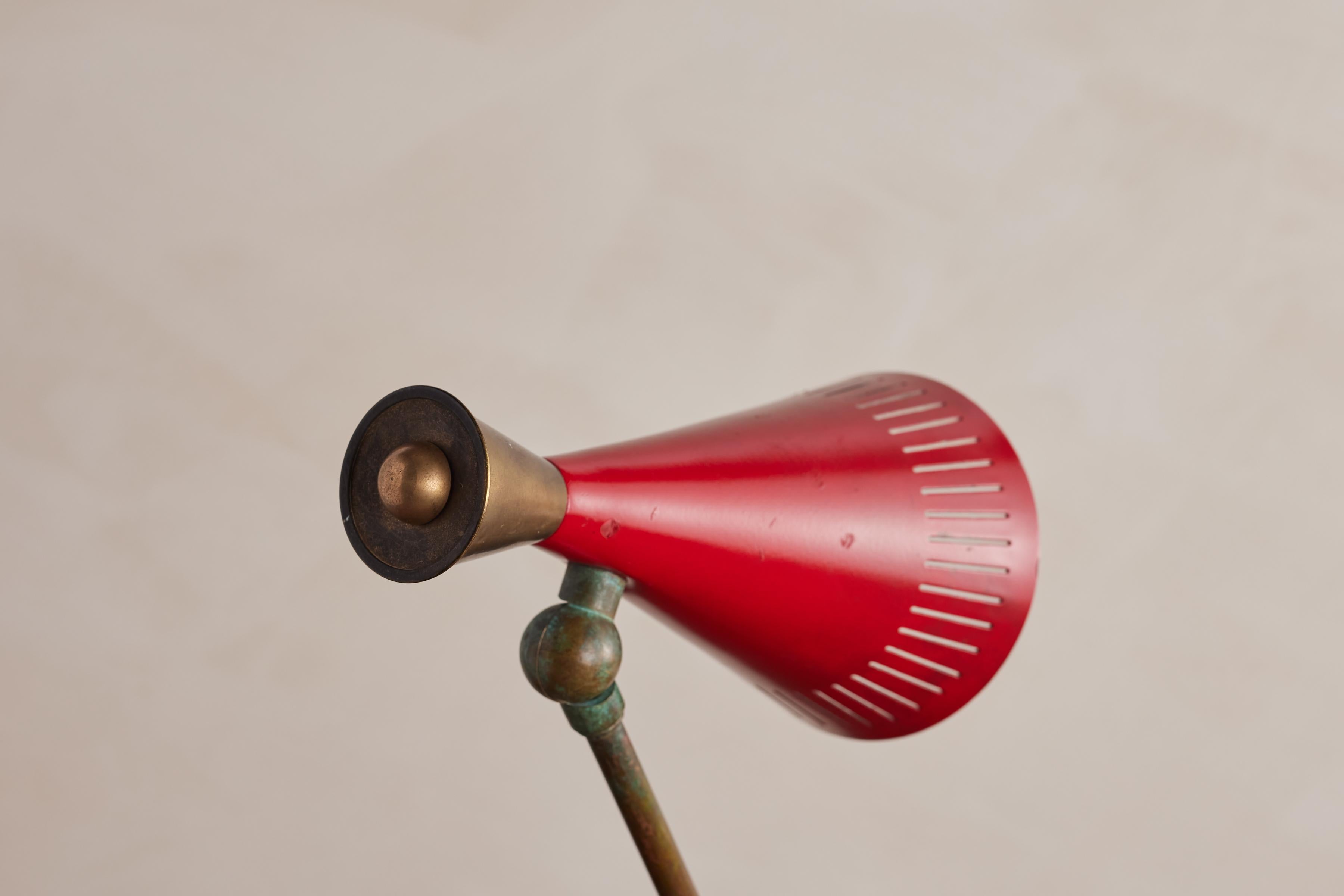 Red Italian Task Lamp 4