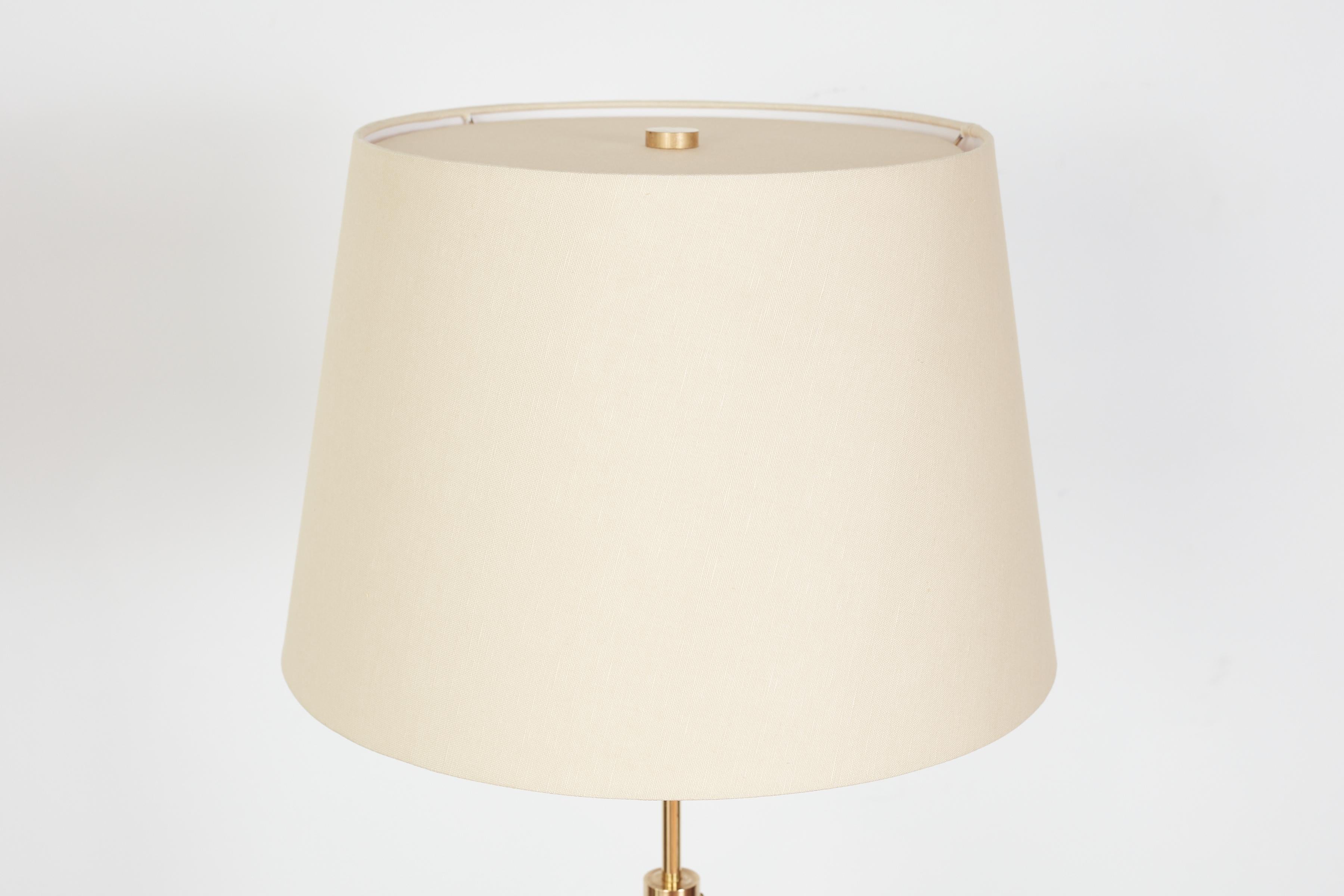 Red Jacques Adnet Style Floor Lamp For Sale 6