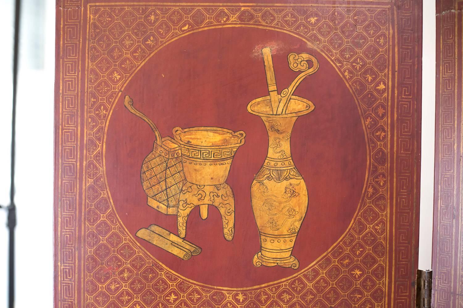japanese lacquer screen
