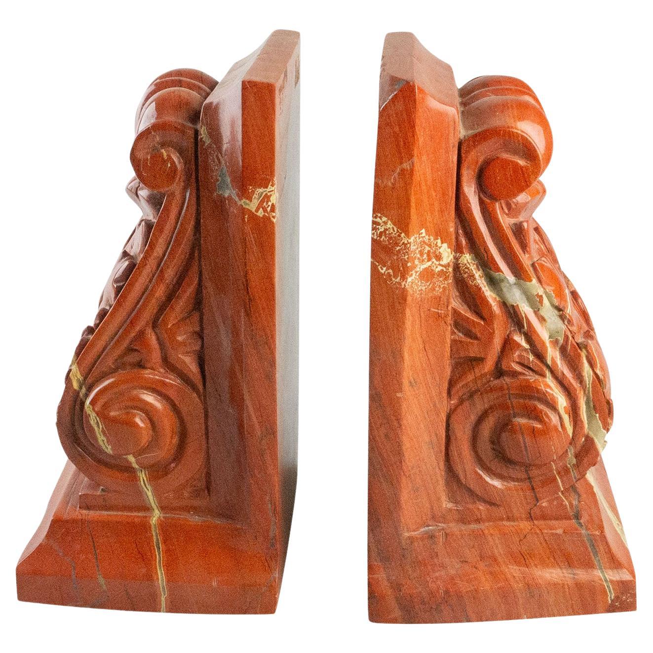 Red Jasper Bookends For Sale