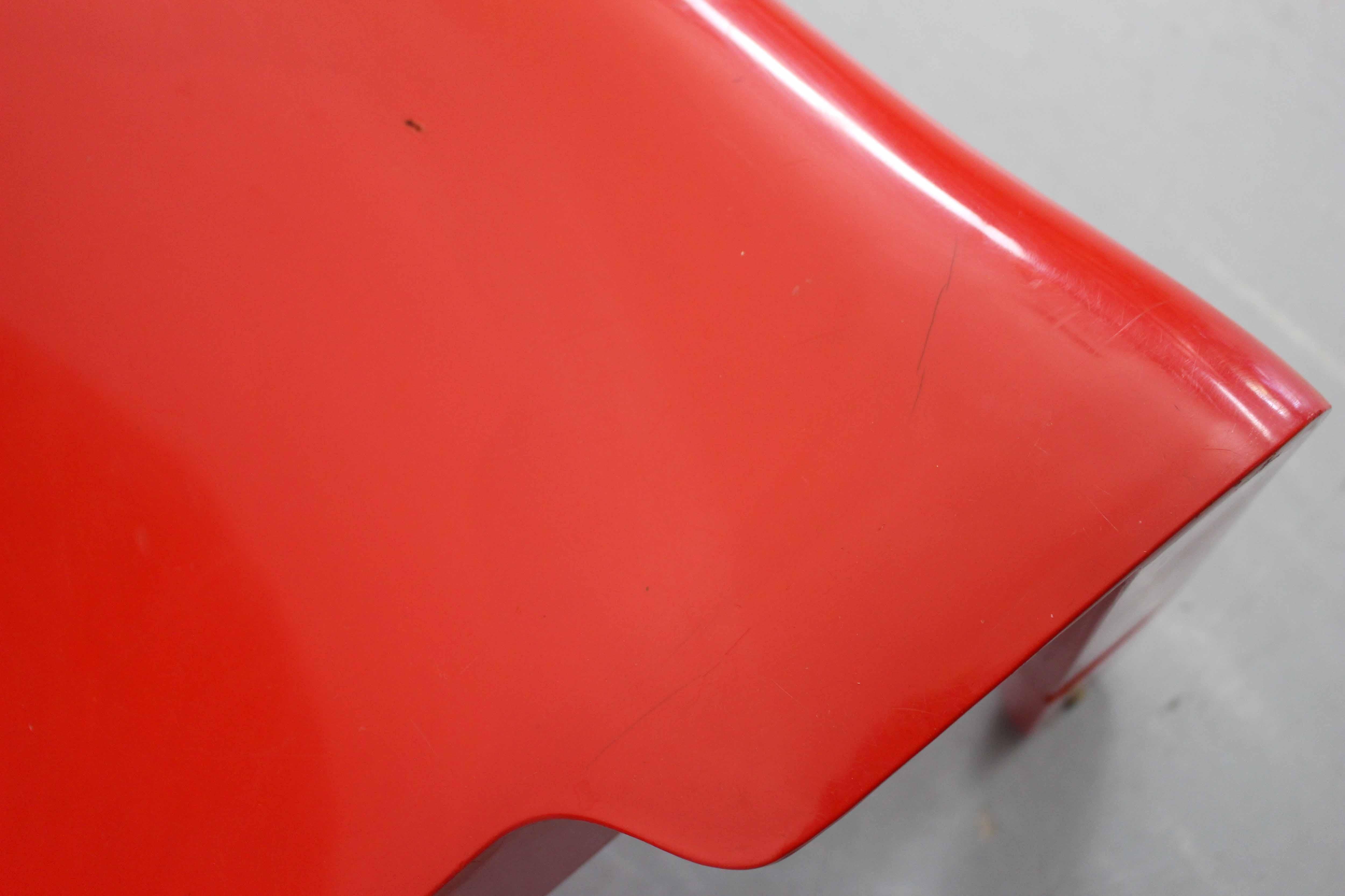 Red Joe Colombo Universale Plastic Chair by Kartell, Italy, 1967 2