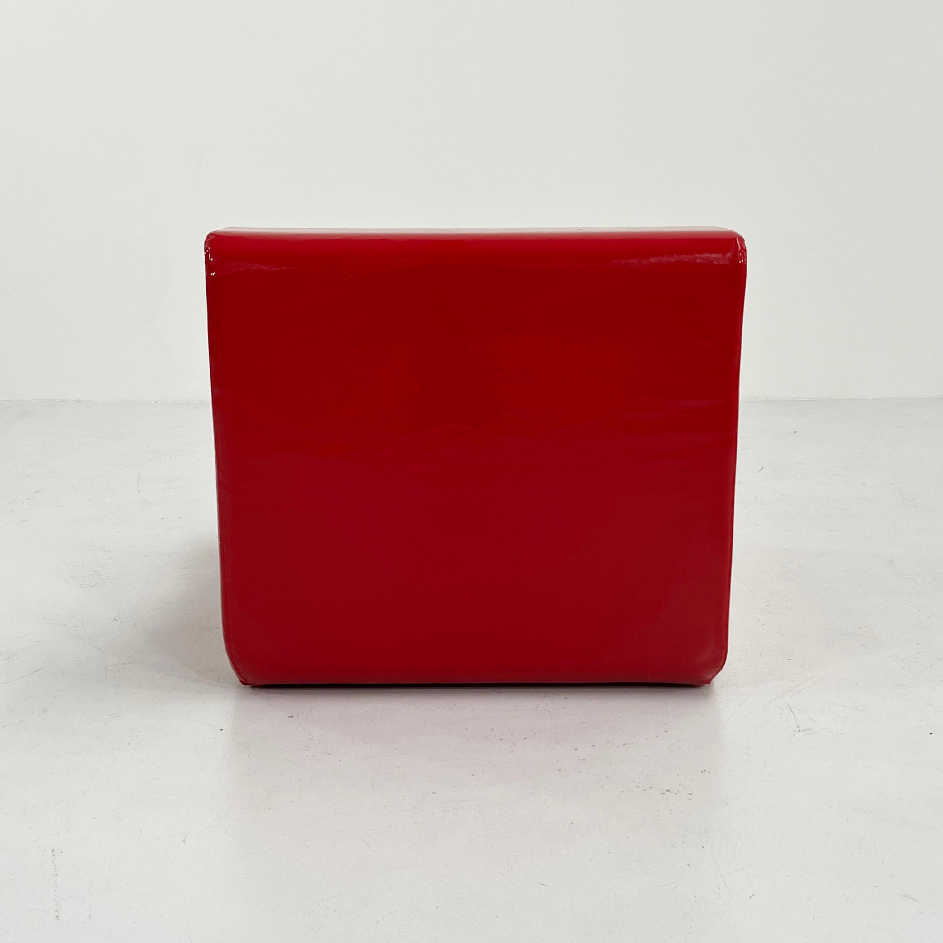 Red Karelia Lounge Chair by Liisi Beckmann for Zanotta, 1960s 1