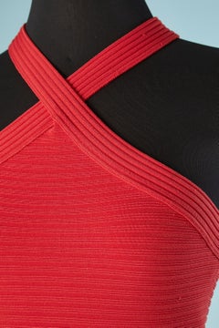 Rotes Strickkleid Alexander Wang