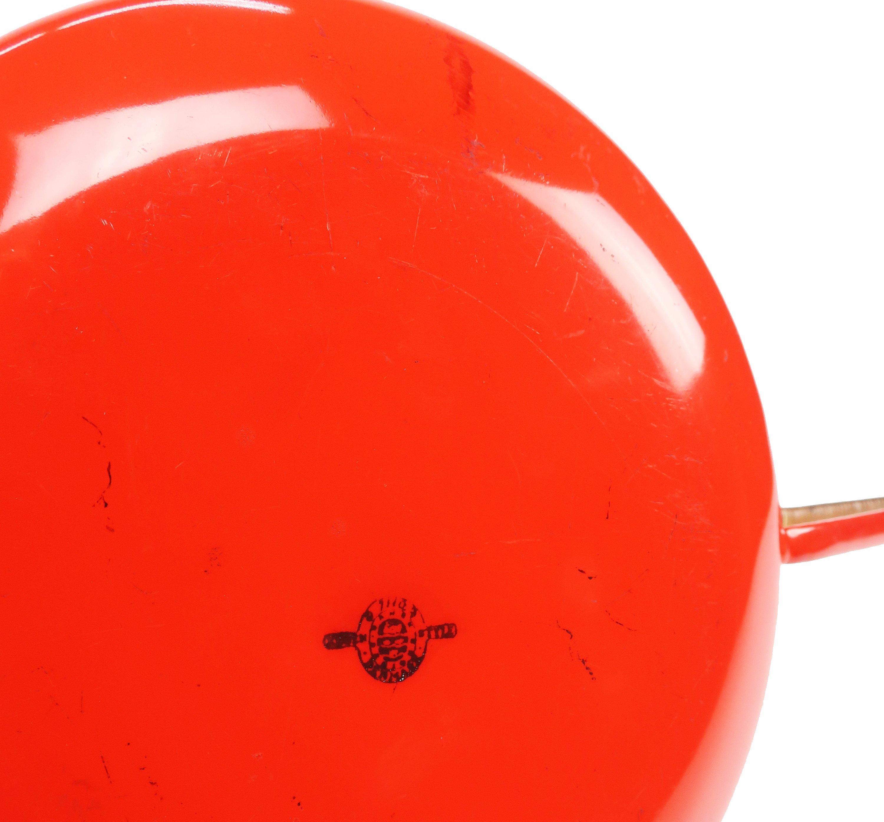 Danish Red Kobenstyle Pan by Jens Quistgaard for Dansk