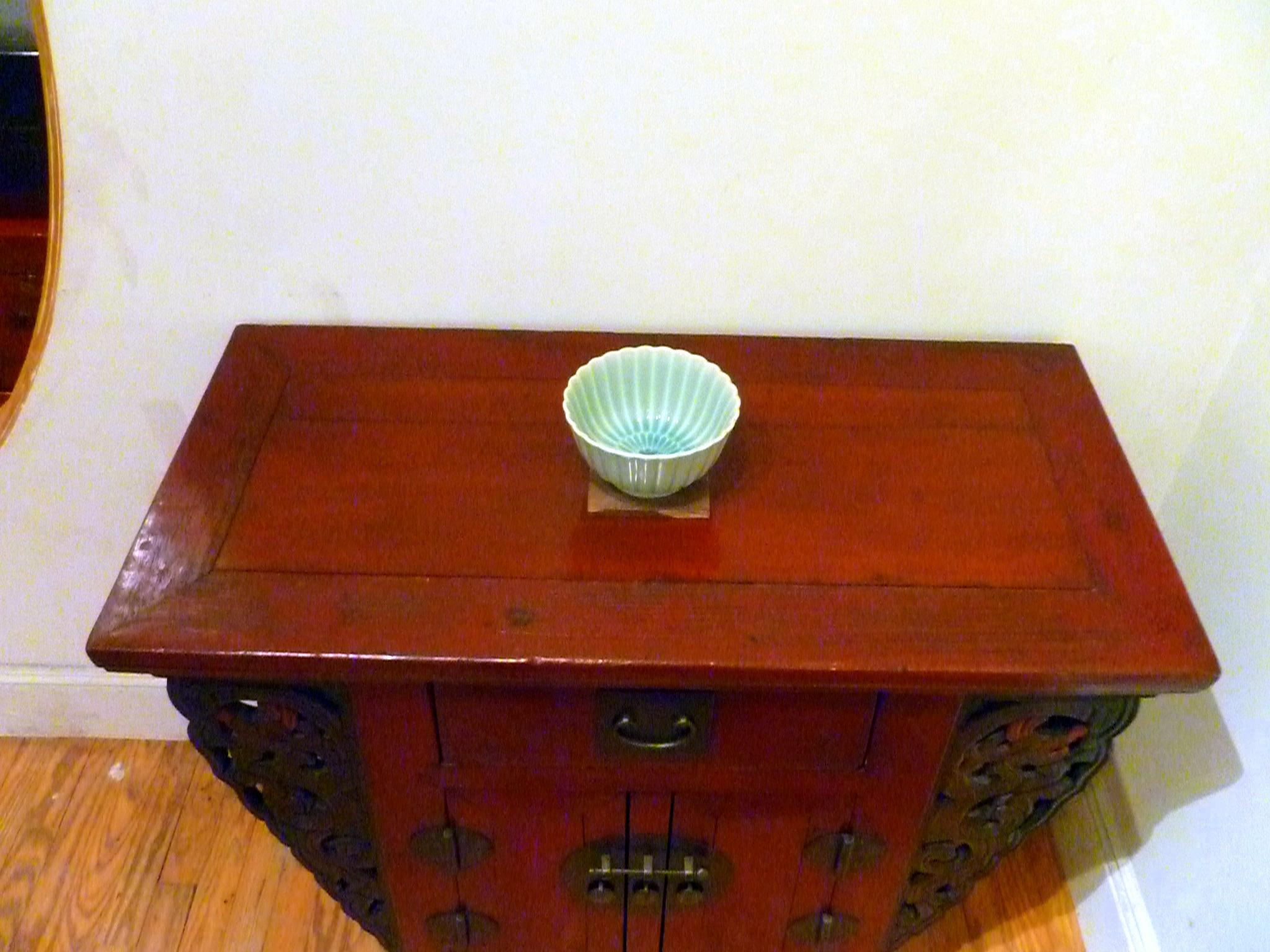 Red Lacquer Altar Coffer For Sale 8