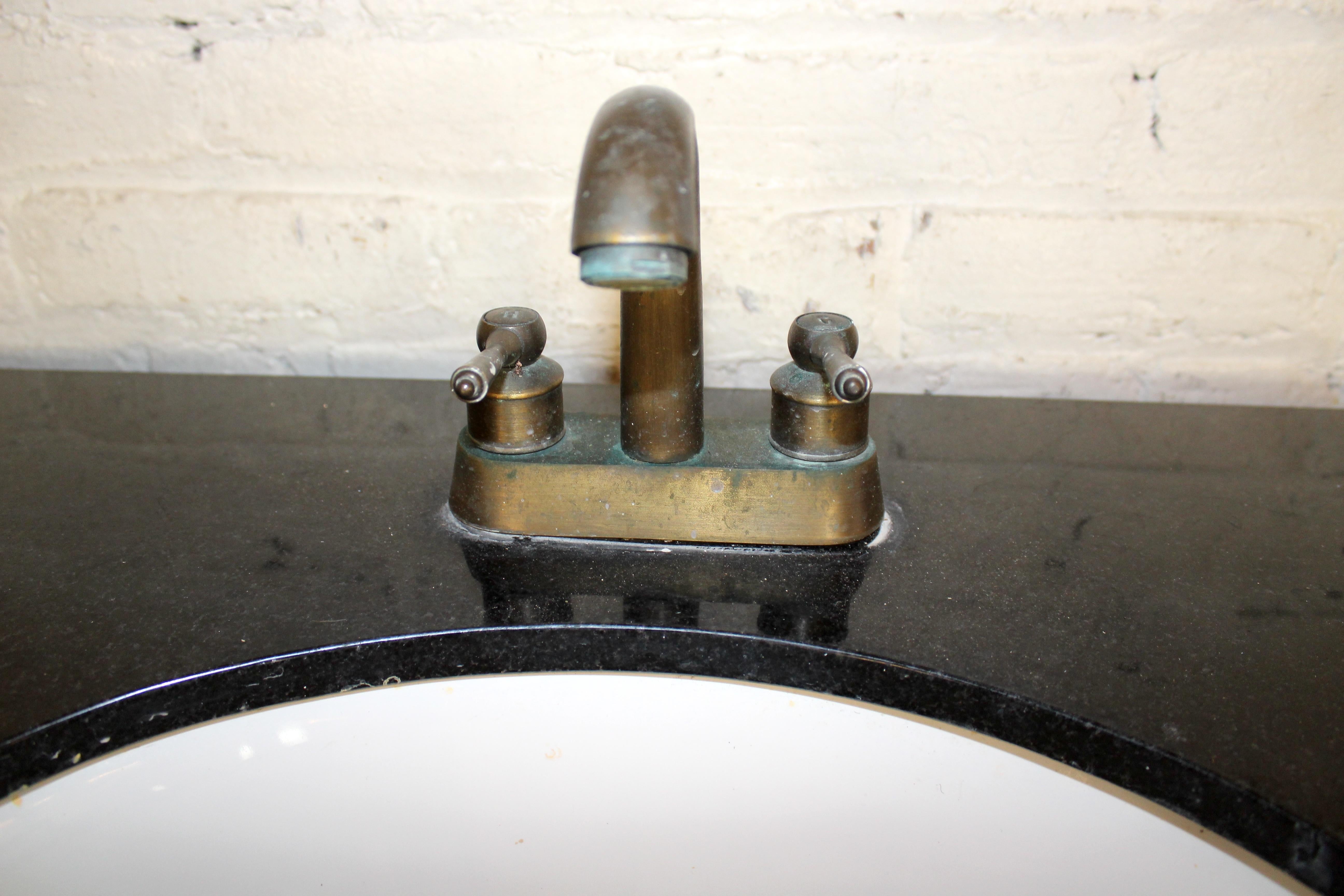 Red Lacquer Chinoiserie Sink For Sale 11