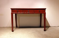 Red Lacquer Desk