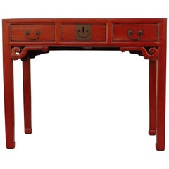 Red Lacquer Desk