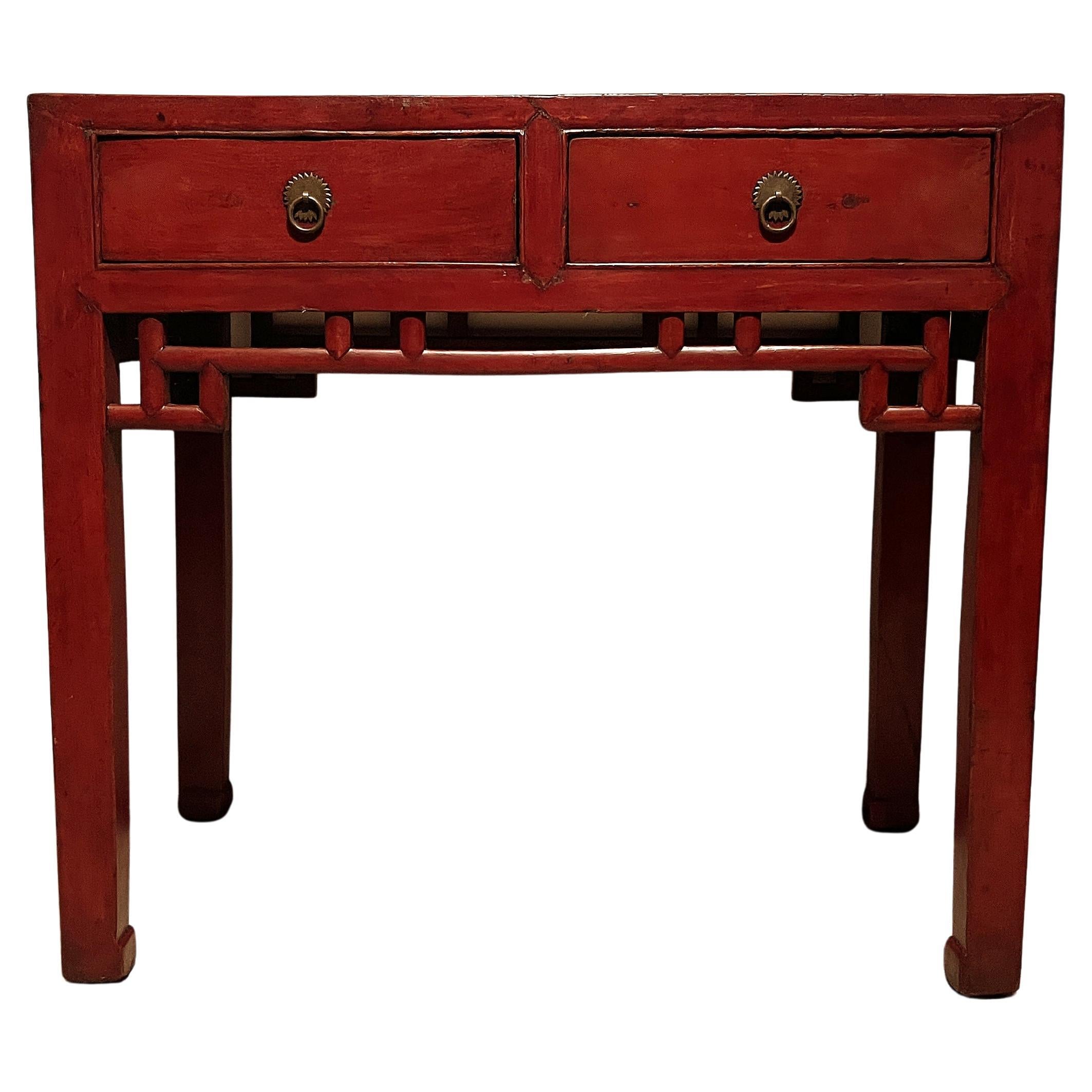 Red Lacquer Desk