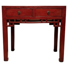 Red Lacquer Desk